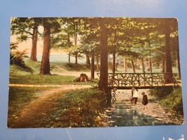 Vtg Postcard On The Way To Athletic Field, Chautauqua Institution, New York - £2.98 GBP