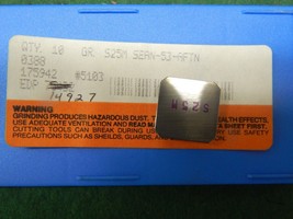 10 SECO Carboloy SEAN 53AFTN S25M Carbide Inserts - $34.65