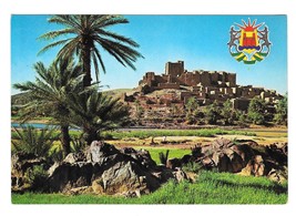 Morocco Ouarzazate Armoiries de la Ville The Old Town JEFF 4X6 Postcard - £4.53 GBP
