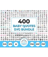 Baby Quotes Svg Bundle, Baby Shower Svg, Newborn Onesie Design, Toddler ... - $8.00