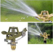 360 Adjustable Lawn Sprinkler Head For Park Grass Metal Impulse Water Sp... - $22.99