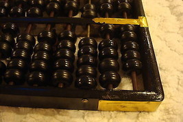 Japanese handmade black abacus, 11&quot; x 7&quot; x 1&quot; ORIGINAL - £27.06 GBP