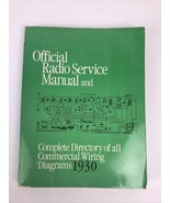 Official Radio Service Manual and Directory Of Commercial Wiring Diagram... - $16.99
