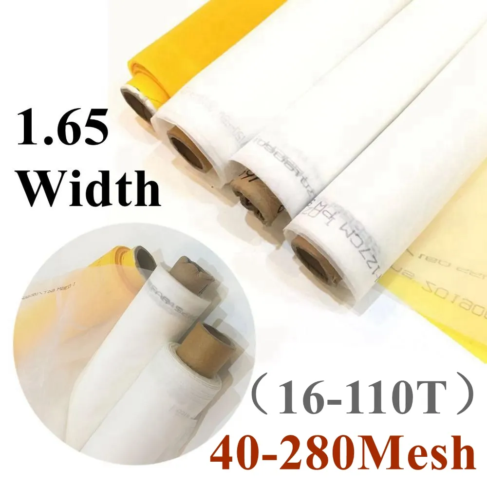 165CM Width 40-280 Polyester White Silk Screen Printing  Fabric for Clothes Text - £133.20 GBP