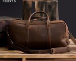 Le chorbat vintage shoulder leather duffel bag 2 front 1 thumb155 crop