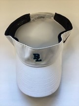 Nike Dri-fit White Sun Visor Hat BL Logo - $9.89