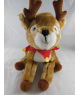 Vintage Christmas Hallmark Rascal Reindeer Plush 8&quot; tall Soft clean CUTE! - $13.43 CAD