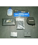 Nikon Camera kit 2 Battery Covers SD Card Holder Anti Fog Lens Cleaner +... - $318.05 MXN