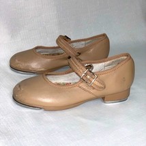 Capezio Dance Tap Shoes Child 11M Mary Jane Adjustable Strap Caramel Per... - $20.79