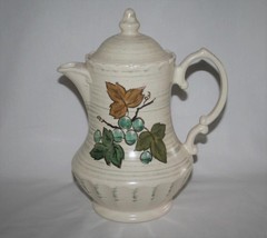 Vintage Metlox Poppytrail Vernonware Vineyard 6 cup Coffee Pot Excellent  #2284 - £30.47 GBP