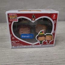 Funko Pocket Pop! Buddy The Elf &amp; Jovie Keychain Elf Movie Walmart Exclusive Nib - £7.98 GBP