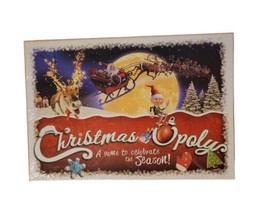 Christmas-Opoly Board Game Christmas Themed Monopoly NEW &amp; SEALED Great GIft  - £11.84 GBP