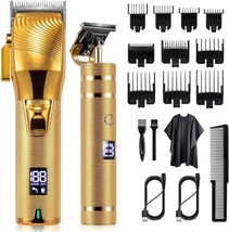 Hair Clippers For Men, Professional Hair Trimmer Barber Set Cordless Bea... - £49.87 GBP