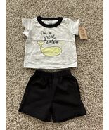 Chick Pea Brand Whale 2 pcs set shorts shirt I&#39;m a catch 0-3 months Baby... - €8,57 EUR