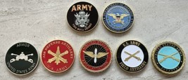 LOT Of  US Army Combat Service Branch Infantry Aviation Armor Engineers DoD - $88.32