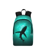 Shark Silhouette All-Over Print Adult Casual Waterproof Nylon Backpack Bag - $61.12 CAD