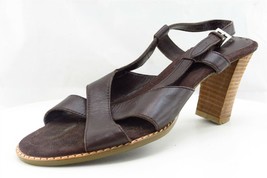 Bandolino Sz 8 M Brown Slingback Leather Women Sandals - £15.63 GBP