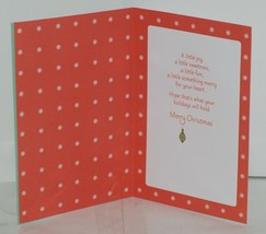 Hallmark XZH 593 4 Stocking Red Green Ornaments Christmas Card Package 3 image 2