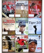 TIGER WOODS - PGA Golf - SPORTS ILLUSTRATED Lot of 9 Different 2005 - 2009 - $754.40 MXN