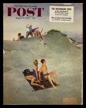 COVER ONLY The Saturday Evening Post August 8 1953 The Rosenberg Case - £11.16 GBP