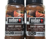 2 Pack Weber Sweet Coffee Garlic Ancho And Brown Sugar Seasoning Rub 7.6oz - £20.41 GBP