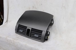 09-11 Toyota Corolla OEM Black Center Dash Top Trim Bezel Air Vents image 2