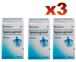 3 PACK Heel Spascupreel For muscle spasms and cramps x50 tablets - £27.51 GBP