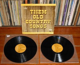 Them Old Country Songs 2xLP Rca Hank Snow Jerry Reed Waylon Jennings Chet Atk... - £7.55 GBP