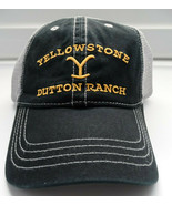 Yellowstone Tv Show Logo Dutton Ranch Licensed Trucker Black And Gray Hat - £18.83 GBP