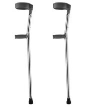 Adjustable Lightweight Aluminium Adult Elbow Double Crutch Crutches Walk... - $27.29