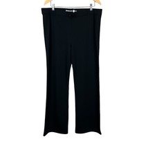 Betabrand Pants Womens 2XL Dress Yoga Black Classic Boot Cut Pull On Office - £31.95 GBP