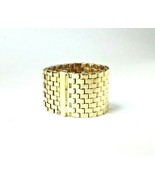 14K GOLD MILANESE*FLEX•MESH*RING~Wide 15.75mm~ReModel: VTG WATCH BAND Si... - $995.00