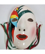 Vintage 1990s Key West Parrot Mask ART Ceramic 8x6&quot; Vandor - $22.00