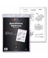 1 pack of 100 BCW 8 ½&quot; x 11&quot; Document Sleeves - €15,95 EUR