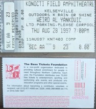 Weird Al Yankovic 11 Aug 1997 Concert Konocti Field Amphitheatre Ticket ... - $8.30 CAD