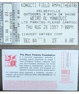 Weird Al Yankovic 11 Aug 1997 Concert Konocti Field Amphitheatre Ticket ... - $8.30 CAD
