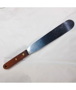 Vintage Robinson Knife Company Icing Frosting Spatula Spreader Wood Hand... - $285.10 MXN