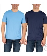 Soybu Mens T-Shirts Light Navy Blue 2-Pack Stretch Moisture Wicking Tagless - $39.99