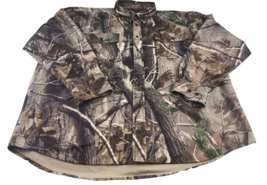 Cabela&#39;s Men&#39;s Hunting Shirt  2XLT Long Sleeve Button Up Realtree Camo P... - $23.75