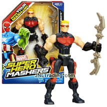 Year 2013 Marvel Super Hero Mashers Series 6 Inch Figure - HAWKEYE with Bow - £36.26 GBP