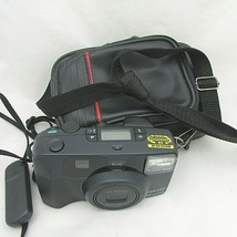 Pentax IQZoom 115 35mm Point &amp; Shoot Film Camera  w/ Strap REPAIR READ - £5.99 GBP