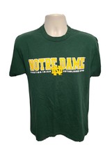 University of Notre Dame Fighting Irish Football Adult Small Green TShirt - £11.83 GBP