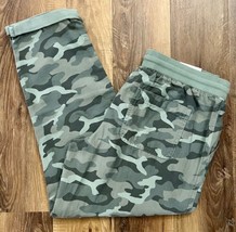 New Maurices Womens Weekender Camo Pants Drawstring Waist Pockets Size 12 - £25.16 GBP