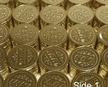 NEW 100 GOLDEN 777 AUTHENTIC PACHISLO SLOT MACHINE TOKENS - NEW - £14.38 GBP