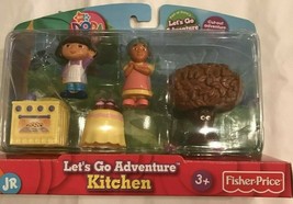 Dora the Explorer Nick Jr Fisher Price Let&#39;s Go Adventure Kitchen 5 Piece Pack - £7.99 GBP