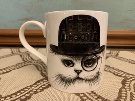 NWOT - Rory Dobner Fortnum &amp; Masons Fine Bone China Cat in Hat Majestic Mug - £19.17 GBP