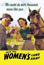 Join the Women&#39;s Land Army 20 x 30 Poster - £20.54 GBP