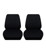 Fits 1978 Ford Bronco Front low back bucket seat covers black - $1,501.44 MXN