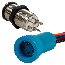 Bluewater 19mm Push Button Switch - Nav/Anc Contact - Blue/Green/Red LED - £43.21 GBP