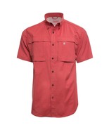 Coleman Short Slv. Adventure Stretch Shirt MIneral Red Men&#39;s Sz L-XL NWT... - $456.13 MXN